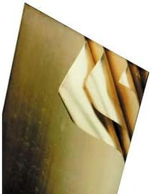 Laminated Brass Shim 0.032" Thick, 0.002" Laminations, 12" x 24" Sheet