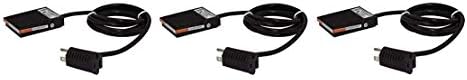 Linemaster T-91-SC3A Treadlite II Foot Switch, Electrical, Single Pedal, Momentary, SPDT Wired N.O, No Guard, Black, 8 ft. Cord with 3 Prong Plug (3-(Pack))