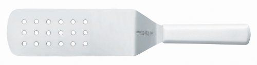 Mundial W5681 8-Inch By 3-Inch Perforated Turner, White