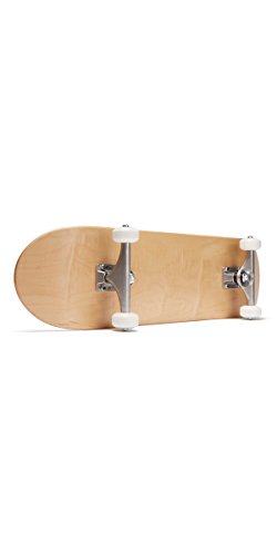 CCS Logo and Natural Wood Skateboard Completes - Fully Assembled (Blank Natural Wood, 8.0)