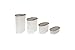 Gabmi Food Storage Container & Pantry Organization Set -10 Pack (20 pcs)- Airtight Dry Food Container with Interchangeable lids, Free Chalkboard Labels,Pen & Measuring Spoon. Space Saver, Freezer Safe