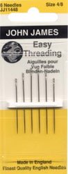 Colonial easy threading calyxeye hand needles, 4/8 6/