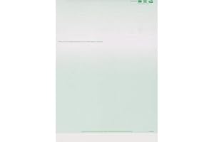 GENERIC BLANK PERFORATED STATEMENT PAPER - MASTERCARD, VISA, AND DISCOVER LOGOS (500 GREEN)