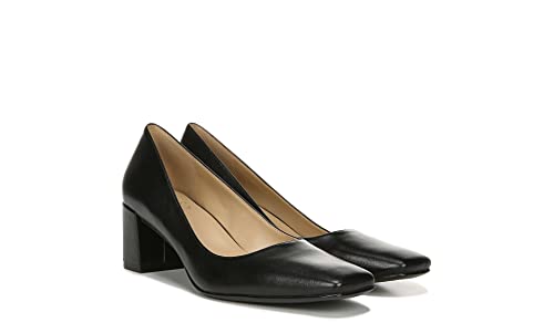 Naturalizer Women's Karina Low Block Heel Pump - Square Toe Comfort Shoes For Work & Dress