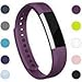 iGK For Fitbit Alta Bands and Fitbit Alta HR Bands, Newest Adjustable Sport Strap Replacement Bands for Fitbit Alta and Fitbit Alta HR Smartwatch Fitness Wristbands with Metal Clasp Purple Small