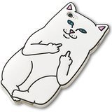 CHOCOCASE iPhone 5/5s/SE Case Lord Nermal White Cat Soft Flexible Silicone Material Bumper Cover Thick High Fashion Brand Unique Creative Cool Cute Lovely Gift for Kids Teen Girls Women Men