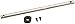 Blade Main Shaft w/ Retaining Collar: 200 SR X