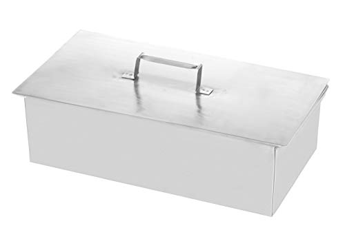 Mustang Räucherbox Big, Smoker Box, Räucherschrank, Box aus robusten Stahl, Räucherbox mit Deckel und Griff 450 x 330… – Bild 3