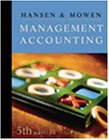 Management Accounting, Hansen, Donald B., 0324002262