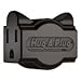 Hug-A-Plug Dual Outlet Wall Adapter, 6 Pack Black DG1.B.6.48-BK