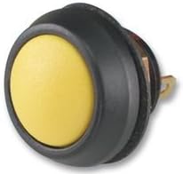 ITW SWITCHES 59-515 PUSHBUTTON SWITCH, YELLOW (10 pieces)