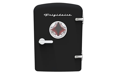 Frigidaire Retro 9-Can Mini Personal Fridge Portable Cooler for Car, Office, Bedroom, Dorm Room, or Cabin, 11.8