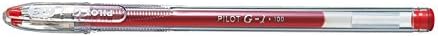 Pilot G105 Gel Ink Rollerball Pen with 0.5 mm Tip - Red (Pack of 12), 1 count (Pack of 12)