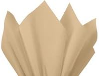 MTBHY New Parchment Off-White Ivory Bulk Tissue Paper 15" x 20" - 100 Sheets