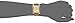 Anne Klein Women's AK/2706CHDT Gold-Tone and Dark Tan Leather Strap Watch