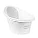 Shnuggle Baby Bath Tub - Compact Support Seat for Newborns, Wash Infants and Make Bath Time Easy, 0-12m, Grey