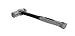ABN Ball Pein Hammer 32 oz Once – Fiberglass Handle & Carbon Steel Head for Metal Rivet, Chisel, Punch Peins