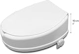 PEPE Mobility Raised Toilet Seat with Lid 4 Inch 10 cm view 4