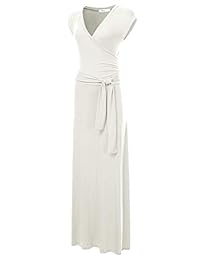 CLOVERY Vestido de mujer con cierre automático