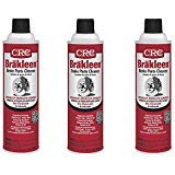 CRC 05089 BRAKLEEN Brake Parts Cleaner - Non-Flammable -19 Wt Oz, 3 Pack