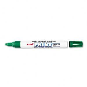 4 MARKERS: Sanford Brands uni-Paint Marker, Medium Point, Green 63604