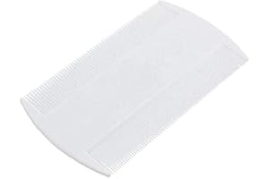 Reusable Plastic Nit Comb Double Sided Nit Fine Comb Tooth For Head Lice Removal Comb Pet Flea White Attractive processing