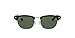 Ray-Ban RJ9050S Junior Clubmaster Square Sunglasses, Black/Green, 45 mm