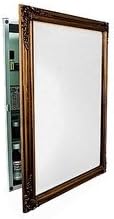 Basix Plus Single Door Medicine Cabinet Finish: Antique Gold, Size: 20" x 26"