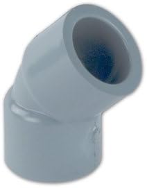 1-1/4inch Light Gray Schedule 80 CPVC 45 Degree Socket Elbow