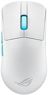 ASUS ROG Harpe Ace Aim Lab Wireless Esports Gaming Mouse – Aim Lab Settings Optimizer, Pro-Tested, Right-Handed, 54g Lightweight, Tri-Mode Connectivity, 36K DPI, 90Hr Battery, PC/Mac Support - White