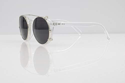 Foxmans™ Stylish Blue Light Blocking Glasses for Men & Women, Lennon Heavy Duty Clip-ons - Image 5