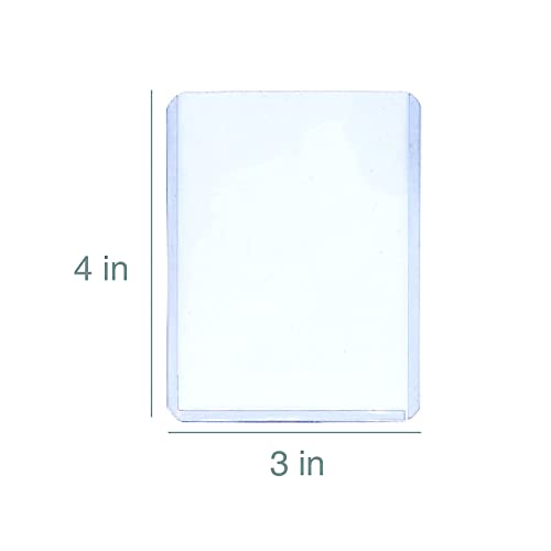Trading Card Penny Sleeves,40PCS Clear Thick Plastic Trading Card