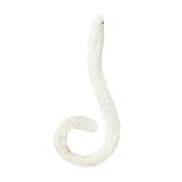 OUYAWEI 1Pcs Cute Cat Tail Women Cosplay Performance Costume Cos Prop for Christmas Party(White)