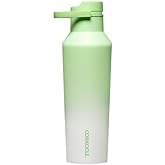 Corkcicle Sport Canteen - Keeps Drinks Cold 25 Hours - Stainless Steel Water Bottle - Triple-Insulated - Spill-Proof - Summer Drinkware Gift - Keeps Drinks Ice Cold - 20 oz - Honeydew