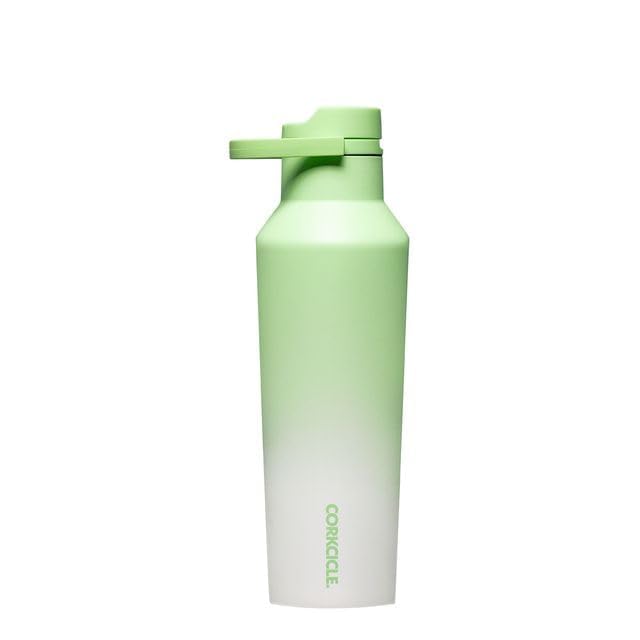 Corkcicle Sport Canteen - Keeps Drinks Cold 25 Hours - Stainless Steel Water Bottle - Triple-Insulated - Spill-Proof - Summer Drinkware Gift - Keeps Drinks Ice Cold - 20 oz - Honeydew Image