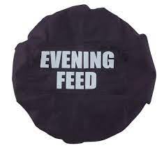 Horse/Pont Feed Bowl Bucket Elasticated Cover - EVENING BLACK