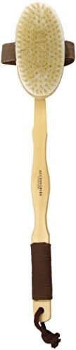 Upper Canada Soap &amp; Candle Wood Back Scrub Brush, 1 Count