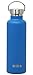 MIRA Alpine Stainless Steel Vacuum Insulated Water Bottle with 2 Lids - Thermos Flask Keeps Water Cold for 24 Hours, Hot for 12 Hours - Hydro Bottle BPA-Free Cap - 25 oz (750 ml) - Hawaiian Blue