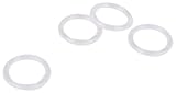 Porcelynne Clear Plastic Bra/Headband Replacement Strap Rings - 3/8
