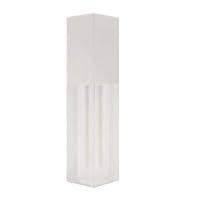 zhiounny 5ml Rectangle Frosted Plastic Empty Lip Gloss Tube Portable DIY Lip Balm Liquid Lipstick Container Dispenser Bottle Makeup Tool