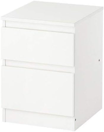 2 X Drawer Set Chest Of Drawers Bedroom Furniture 2 Draw Chest In White Amazon Co Uk Kitchen Home