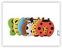 Door Stopper Finger Pinch Guard JamHoo Children Safety Colorful Cartoon Animal Foam Door Stop Cushion for Baby Children Safe Set of 7
