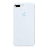 Opshell Soft Silicone Case Cover for Apple iPhone 8 Plus (5.5inch) Boxed- Retail Packaging (SkyBlue)