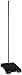 American Educational 7-G15-A Cast Iron Support Ring Stand with Acid Resistant Finish, 8