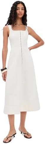 aligne linen dress Leah Linen Mix Dress