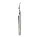False Eyelash Applicator - FEITA Professional Curved Eyelashes Extension Tweezer for Easy Lashes Application and Removal - Silver - 1Pc