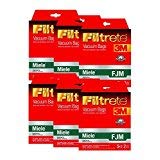 Miele FJM Synthetic Vacuum Bags and Filters by Filtrete, 30 Bags and 12 Filters