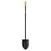 Fiskars Long Handled Shovel Steel Round Point