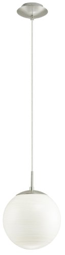 Eglo 90007A Milagro Pendant Hanging Light, Chrome