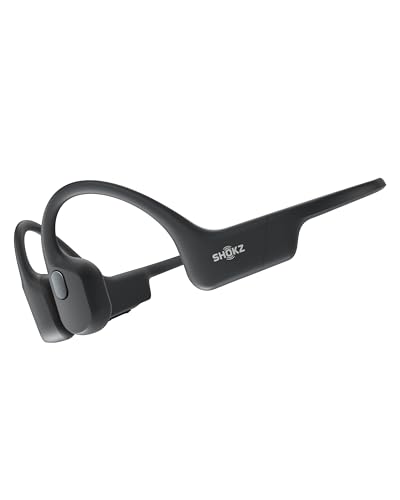 SHOKZ OpenRun Knochenschall Kopfhörer, IP67 Wasserdicht, Cosmic Schwarz